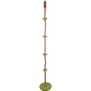 Balançoire à disque avec corde à grimper