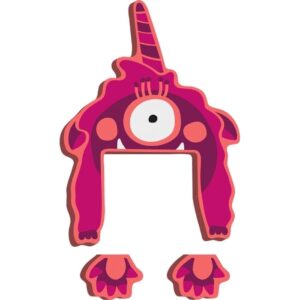 Monstres lettres alphabet Gaga