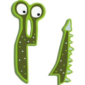 Monstres lettres alphabet Clooney