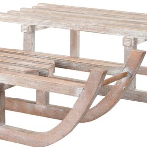 Traîneau de décoration en bois
