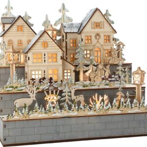 Lampe Village hivernal