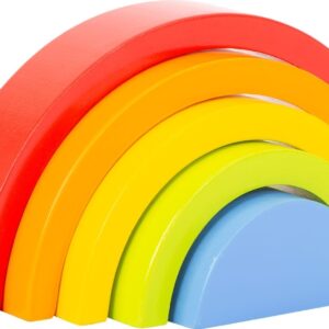 Blocs de construction en bois Arc-en-ciel