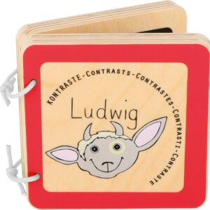 Livre pour bébé "Ludwig" (contrastes)
