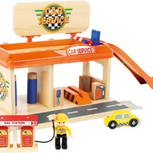 Garage automobile avec station service