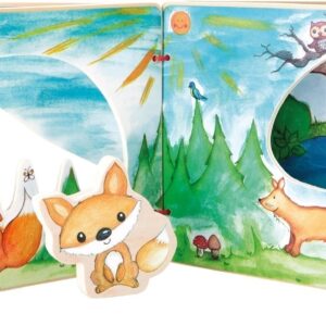 Livre d’images Paysage forestier, interactif