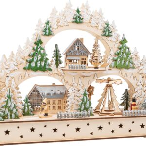 Arc lumineux Village d'hiver