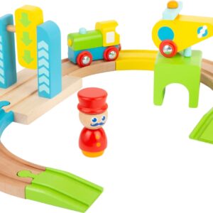 Chemin de fer en bois Hélicoptère Junior