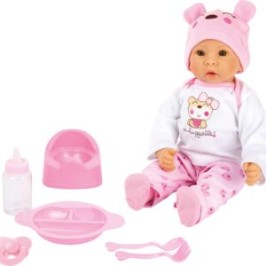 Bébé poupée "Marie" avec accessoires