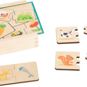 Boîte de puzzles Nourrir les animaux