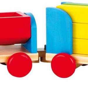 Train en bois "Cubes"