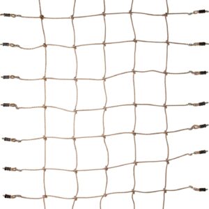 Filet à grimper avec crochets à huit