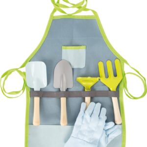 Tablier de jardin avec outils de jardin