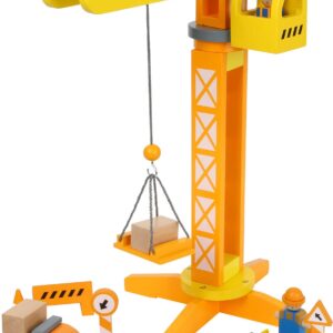 Grue avec accessoires de chantier