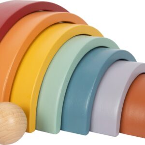 Blocs de construction en bois Arc-en-ciel "Safari"