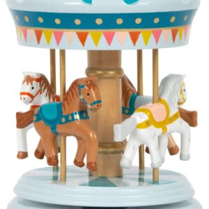 Boîte à musique Carrousel à chevaux Cirque