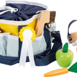 Kit de jeu Soins pour chevaux avec sac
