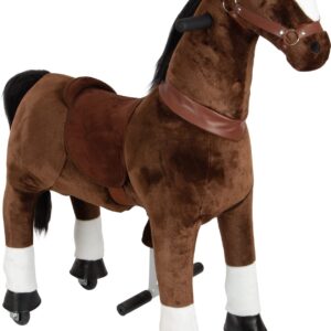 Cheval à monter sur roulettes