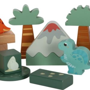 Blocs de construction en bois « Dino »