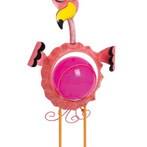 Lampe solaire «Flamant rose»
