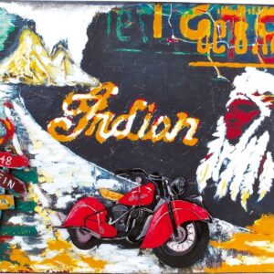 Tableau moto style vintage