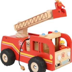 Camion de pompiers avec échelle