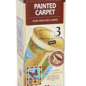 Kit de bricolage «Tapis à colorier Papillon»